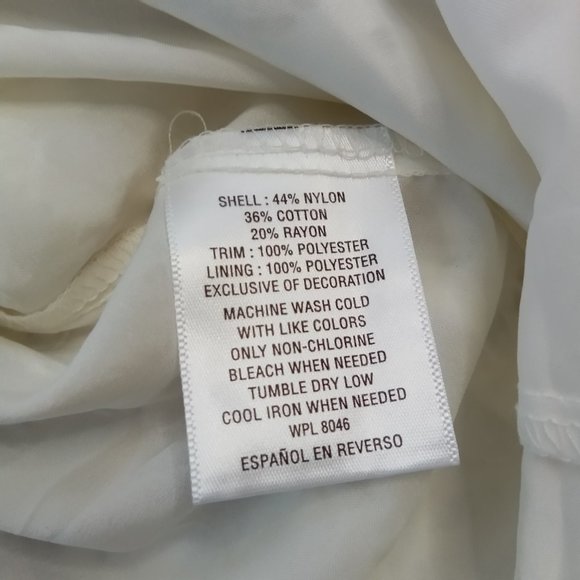 Maison Jules White Lace Sleeveless Midi Dress 6 - Picture 13 of 14